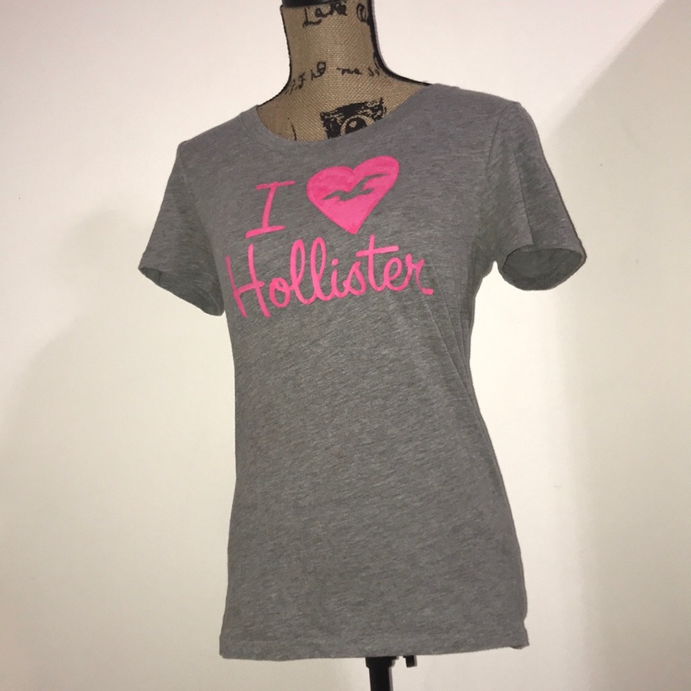 Grey and Pink Graphic Tee
